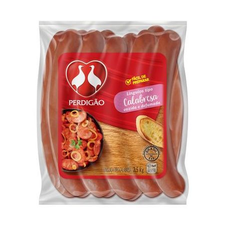 LINGUICA CALABRESA PERDIGAO 2,5KG
