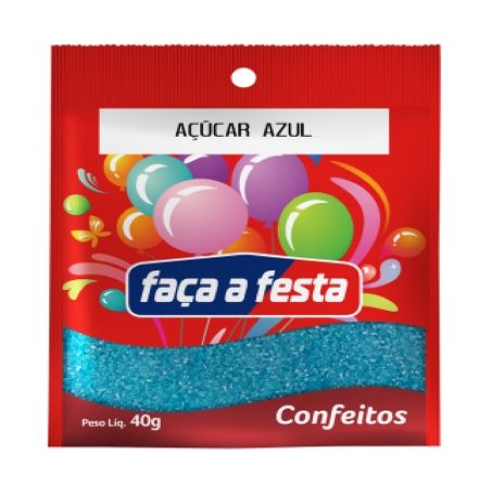 Açúcar azul faça festa40g