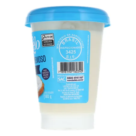 Requeijão Cremoso Lac Lelo Light Unidade 180G 360-1