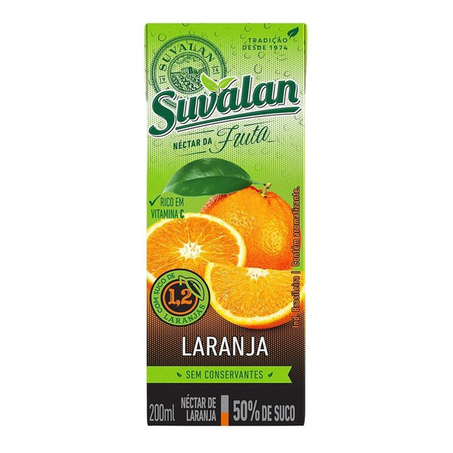 NÉCTAR SUVALAN LARANJA TP 200ML