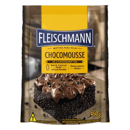 MISTURA PARA BOLO CREMOSO CHOCOMOUSSE FLEISCHMANN
