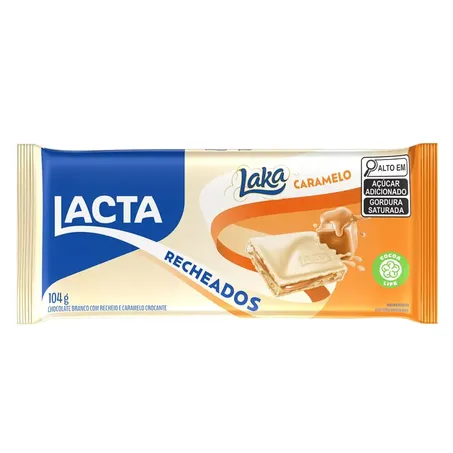 Chocolate Lacta 104g Rech Laka Caramelo