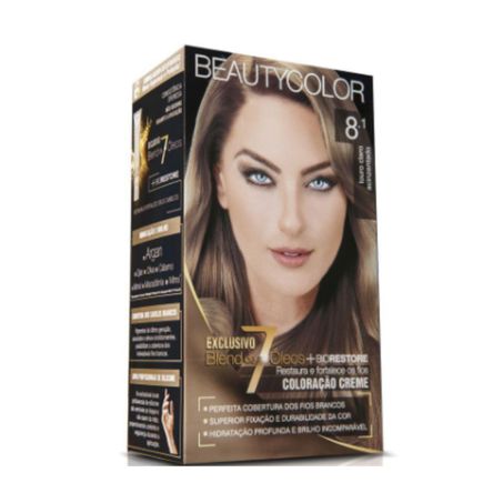 TINTURA BEAUTY COLOR LOURO CL ACINZENT 8.1 UN