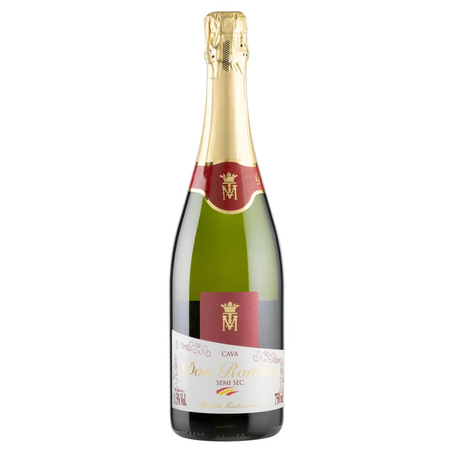 Espumante Espanhol Cava Don Román 750ml - Demi-sec