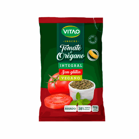 SNACKS VITAO TOMATE OREGANO 60G