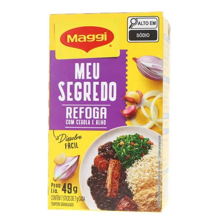 TEMPERO MAGGI MEU SEGREDO ALHO E CEBOLA 49G 360-1