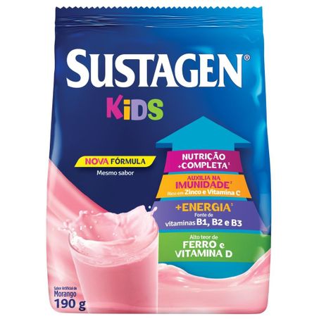 Sustagen kids 190g sache morango