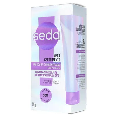 Máscara Concentrada De Tratamento Seda Mega Crescimento 90g 360-3