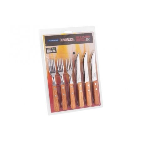 JG TALHERES TRAMONTINA 12PC CHURRA 030