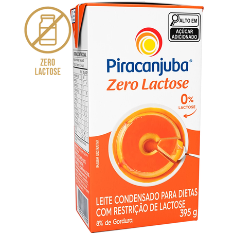 LEITE CONDENSADO PIRACANJUBA ZERO LACTO 395G