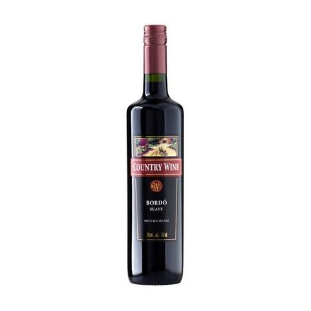 Vinho Brasileiro Country Wine Bordô Suave Garrafa 750ml