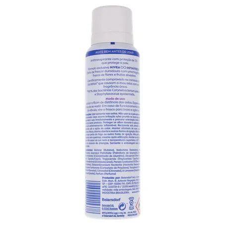 Desodorante aerosol nivea feminino fresh sensation 150ml 360-18