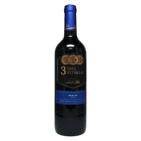 Vinho Chileno Três Medallas Merlot 750ml 360-35