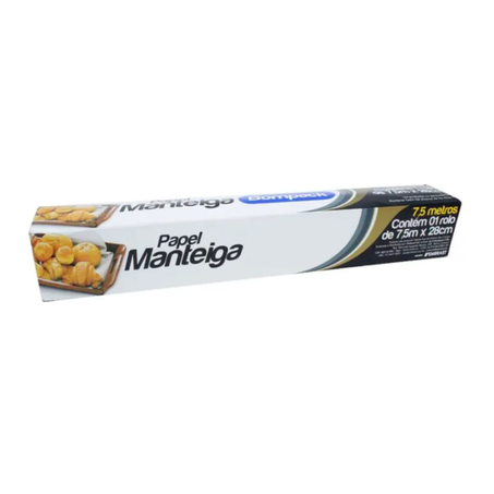 PAPEL MANTEIGA ROLO 28CM X 7,5M