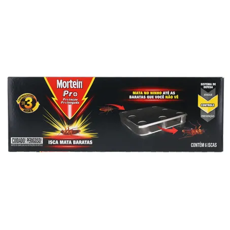 Inseticida Mortein Pro Rodox Isca Mata Baratas 6UN 360-0
