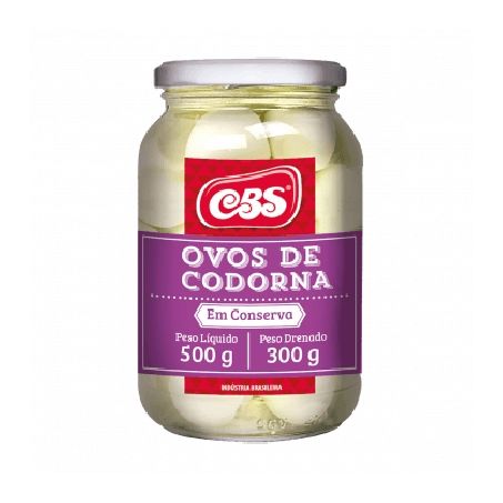Ovos De Codorna  Cbs 300G
