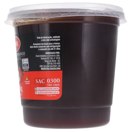 Doce de fruta aurea morango e maça pote 1.01kg 360-8