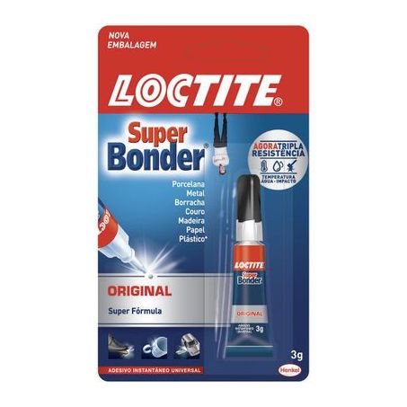 COLA ADESIVA SUPER BONDER ORIGINAL 3G