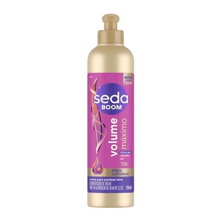 Creme para Pentear Seda Boom Volume Máximo Frasco 350ml