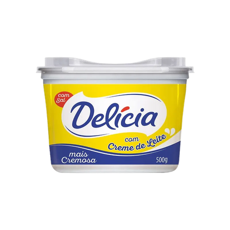 MARGARINA DELICIA CR LEITE PT 500G S/SAL