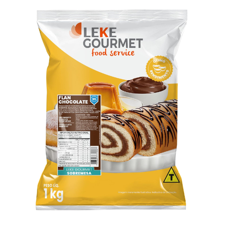 FLAN LEKE GOURMET CHOCOLATE 1KG