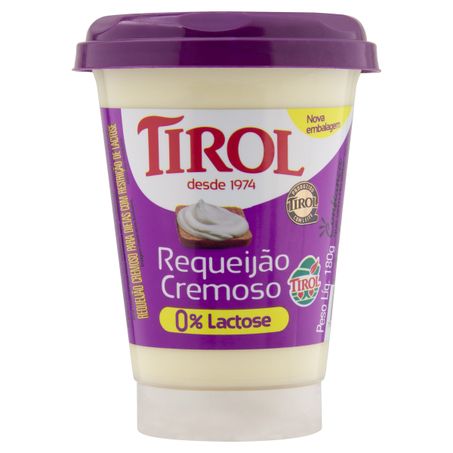 REQUEIJÃO CREMOSO ZERO LACTOSE TIROL