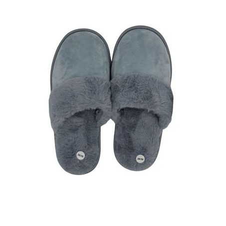Chinelo Pantufa Feminino Cinza Valencia