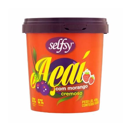 Açaí com morango selfsy