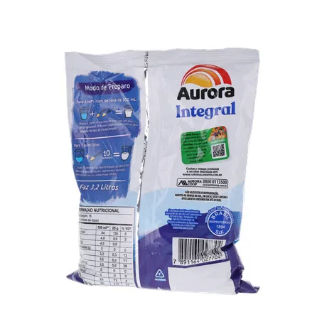 Leite em Pó Aurora Integral Pacote 400gr 360-19