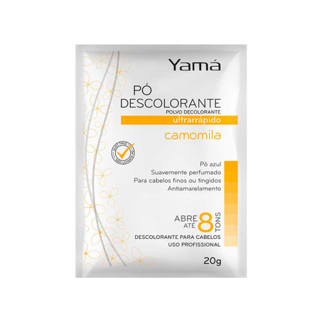 Pó Descolorante Yama Camomila Pacote 20G