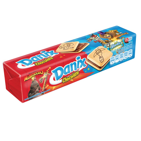BISCOITO RECHEADO CHOCOLATE DANIX