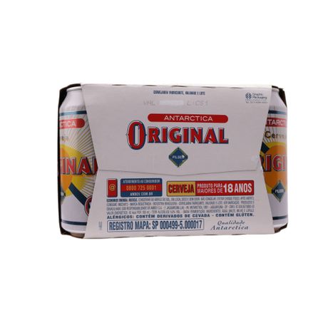 Cerveja antarctica original pilsen 350ml caixa com 12un 360-3