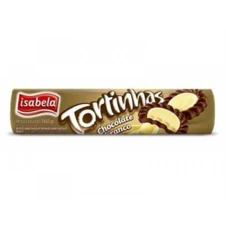Biscoito tortinha chocolate branco 160g