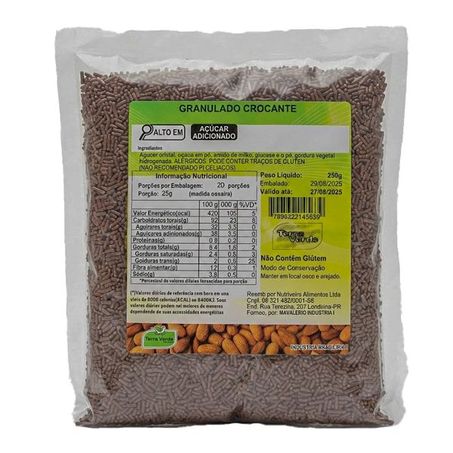 GRANULADO DE CHOCOLATE CROCANTE 250G