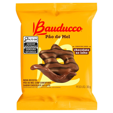 Pão de Mel Bauducco 30g - Display