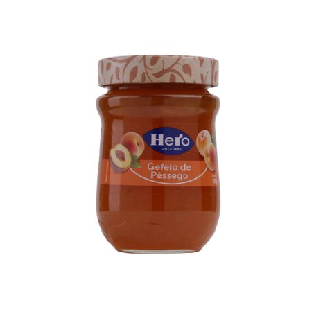 Geleia Hero Pêssego  Pote de Vidro 345gr 360-58