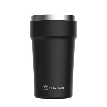 COPO TERMOLAR TÉRMICO SEM TAMPA PUB PRETO 500ML