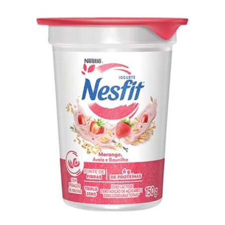 IOGURTE NESFIT 150G MORANGO/AVEIA/BAUNILHA
