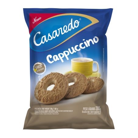 BISC ROSCA CAPPUCCINO CASAREDO 250G