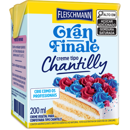 Creme chantilly gran finale 200ml