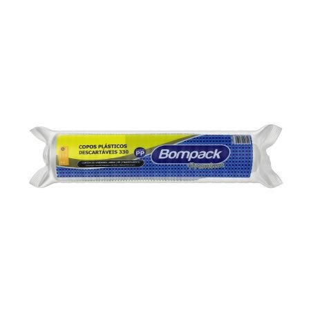 Copo bompack 300ml pp transparente com 50