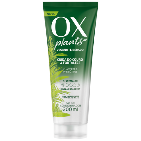 CONDICIONADOR OX 200ML CUIDADO DO COURO E FORTALECE VEGANO