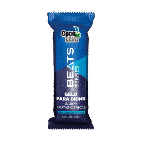 Gelo Drink Cocoleve 190g Beats Sense Frutas Citricas