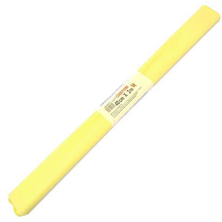 Esc papel crepon vmp amarelo 48cmx2m