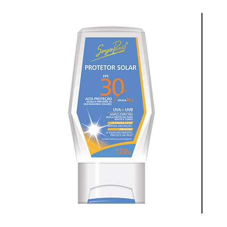 PROTETOR SOLAR SERGIO PARIS FACIAL FPS 30 120G