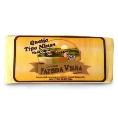 QUEIJO FAZENDA VELHA MINAS MEIA CURA KG
