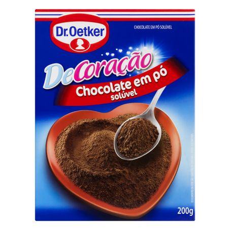 CHOCOLATE EM PÓ SOLÚVEL DR. OETKER DECORAÇÃO