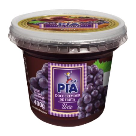 DOCE DE FRUTAS PIA UVA 400G 