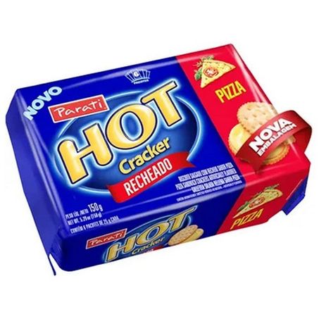 Biscoito recheio pizza hot cracker