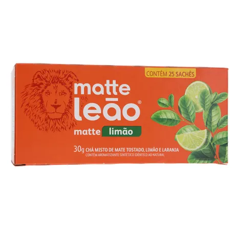 Chá Matte Leão Limão Sachê 25UN 360-17